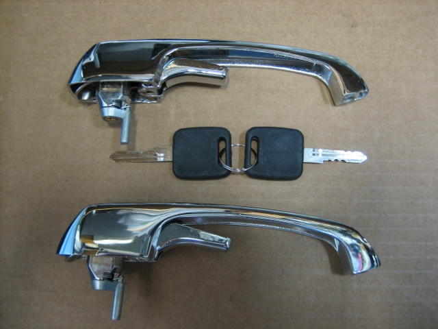 211 837 205 N - DOOR HANDLE OUTER PAIR